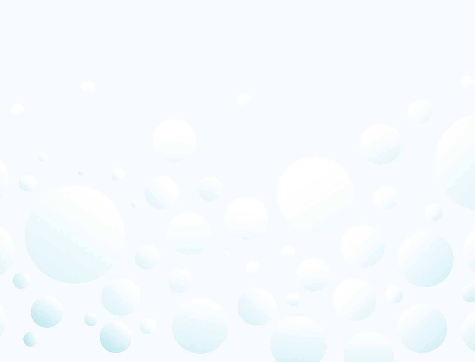 Light blue background with soft, translucent circles.